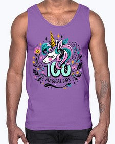 one hundred Day Magical 562#- one hundred days- Cotton Tank