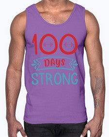 one hundred days strong 584#- one hundred days- Cotton Tank
