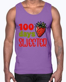 one hundred days sweeter 585#- one hundred days- Cotton Tank