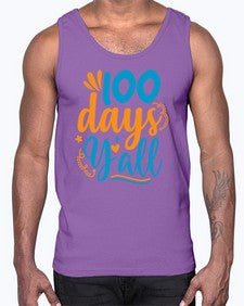 one hundred days yalll 590#- one hundred days- Cotton Tank