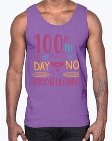 one hundredth day no probllama 597#- one hundred days- Cotton Tank