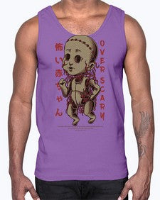 over scary 975#- art pop art- Cotton Tank