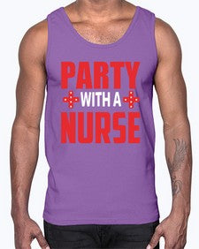 party with nurse 1300#- nurse- Cotton Tank