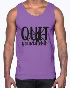 quit your witchin’ 31#- witch- Cotton Tank