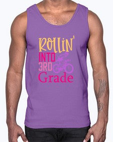 rollin into third grade 782#- third grade- Cotton Tank