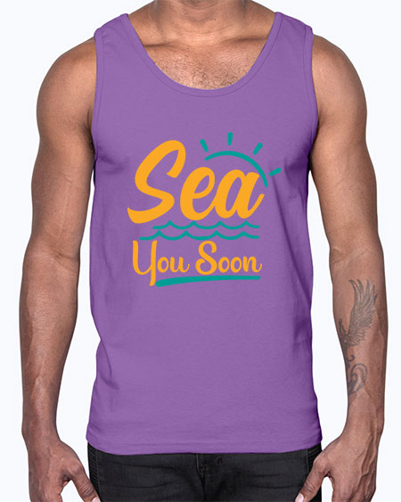 sea you soon Style 76#- summer- Cotton Tank
