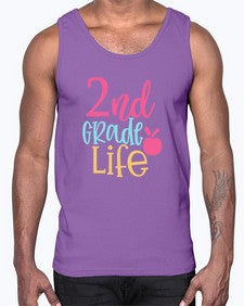 second grade design 811#- second grade- Cotton Tank