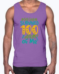 sisth grade survived one hundred days of me 872#- one hundred days- Cotton Tank