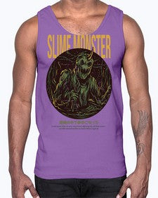 slime monster 1075#- art pop art- Cotton Tank