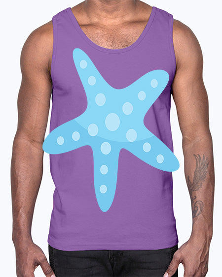 starfish 2#- shark-fish- Cotton Tank
