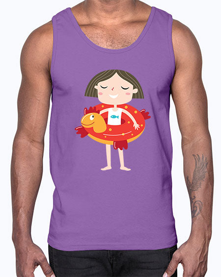summer characters 67#- summer- Cotton Tank