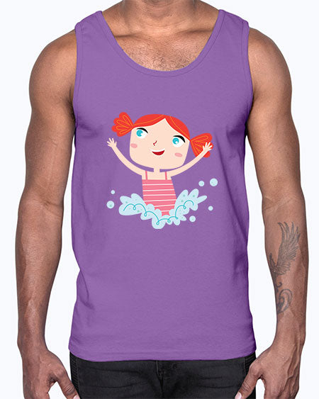 summer characters 73#- summer- Cotton Tank