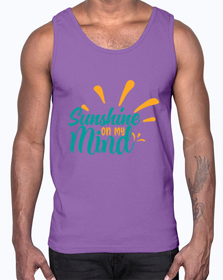 sunshine on my mind Style 74#- summer- Cotton Tank