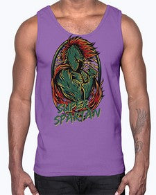 super spartan 1140#- art pop art- Cotton Tank