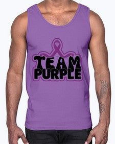team purple 216#- alzheimers- Cotton Tank