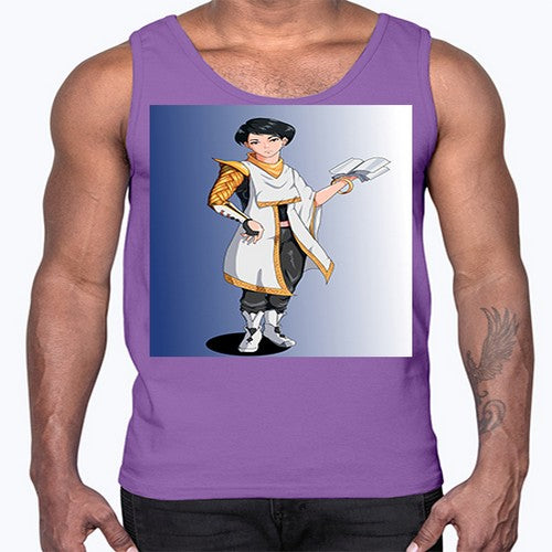 the book master 58#- anime- Cotton Tank