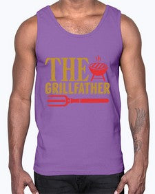 the grill father 417#- bbq- Cotton Tank