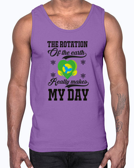 the rotation of the earth really makes my day 13#- nature- Cotton Tank