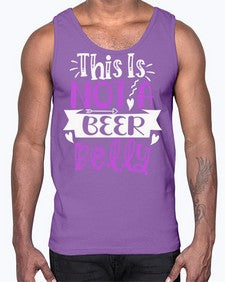 this is not a beer belly 1648#- beer- Cotton Tank