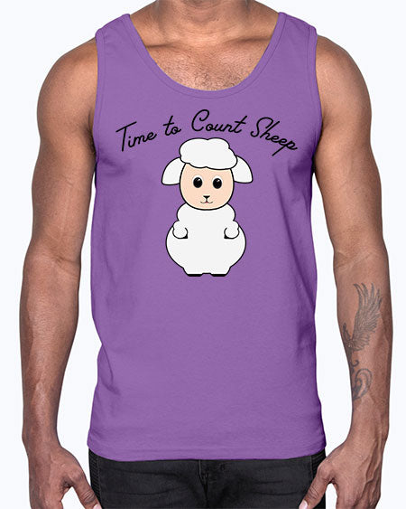 time to count sheep- sheep- Cotton Tank