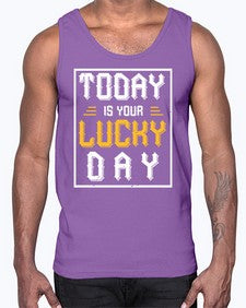 today is your lucky day 1661#- beer- Cotton Tank