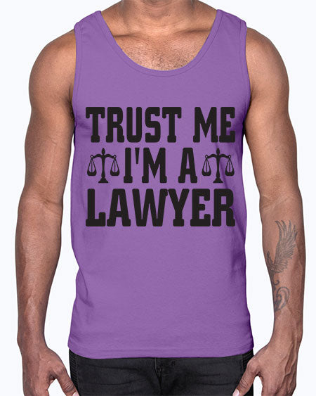 trust me im a lawyer 1590#- lawyer- Cotton Tank