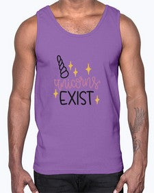 unicorns exist 537#- unicorn- Cotton Tank
