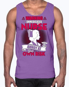 unmedicated nurse 1595#- nurse- Cotton Tank
