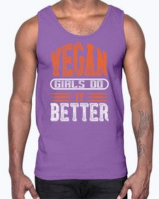 vegan girls do it better 452#- vegan- Cotton Tank