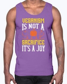veganism is not a sacrificeits a joy 454#- vegan- Cotton Tank