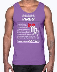 virgo 528#- virgo- Cotton Tank