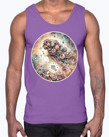 virgo 556#- virgo- Cotton Tank