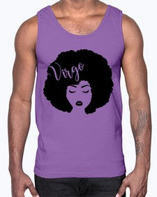 virgo2#- black girls or women- Cotton Tank