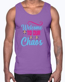welcome to our chaos 545#- unicorn- Cotton Tank