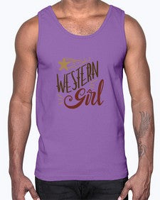 western girl 1244#- western- Cotton Tank