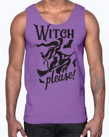 witch please 13#- witch- Cotton Tank