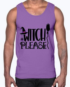 witch please 14#- witch- Cotton Tank