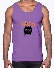 witches brew 6#- witch- Cotton Tank