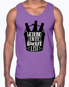 working on my bucket list 1788#- beer- Cotton Tank