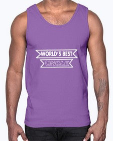 worlds best uncle 698#- uncle- Cotton Tank
