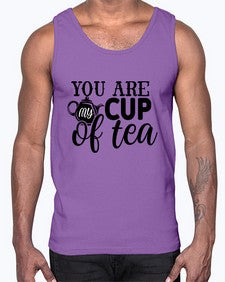 you are my cup of tea 1801#- tea- Cotton Tank