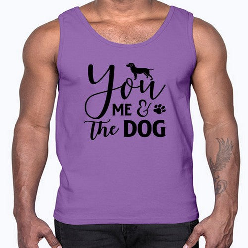 you me the dog 252#- dogs- Cotton Tank
