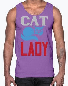 cat lady Style 31#- cats- Cotton Tank