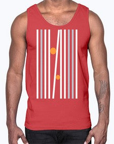 Abstract Shape 202#- art pop art- Cotton Tank