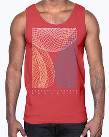 Abstract Shape 204#- art pop art- Cotton Tank