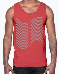 Abstract Shape 209#- art pop art- Cotton Tank