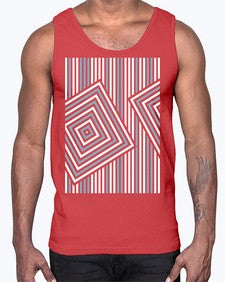 Abstract Shape 210#- art pop art- Cotton Tank