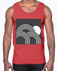 Abstract Shape 213#- art pop art- Cotton Tank