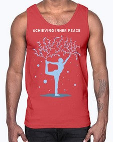 Achieving Inner Peace 102#- yoga- Cotton Tank