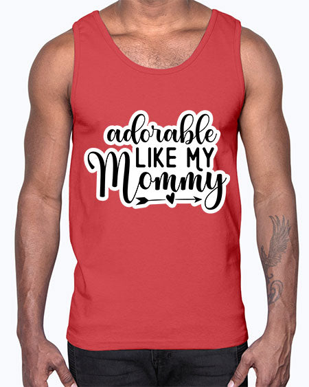 Adorable Like My Mommy 269#- baby- Cotton Tank